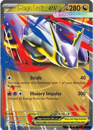 Double Rare Mega Latias ex - 100/132 [100/132 Lightly Played ]