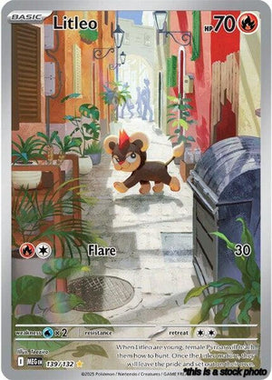Illustration Rare Litleo - 139/132 [139/132 Near Mint ]