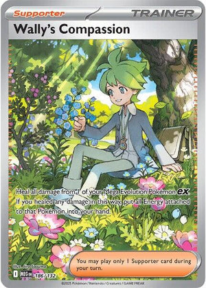 Special Illustration Rare Wally's Compassion - 186/132 [186/132 Near Mint ]