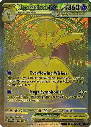 187/132 Mega Gardevoir ex Mega Hyper Rare Holofoil