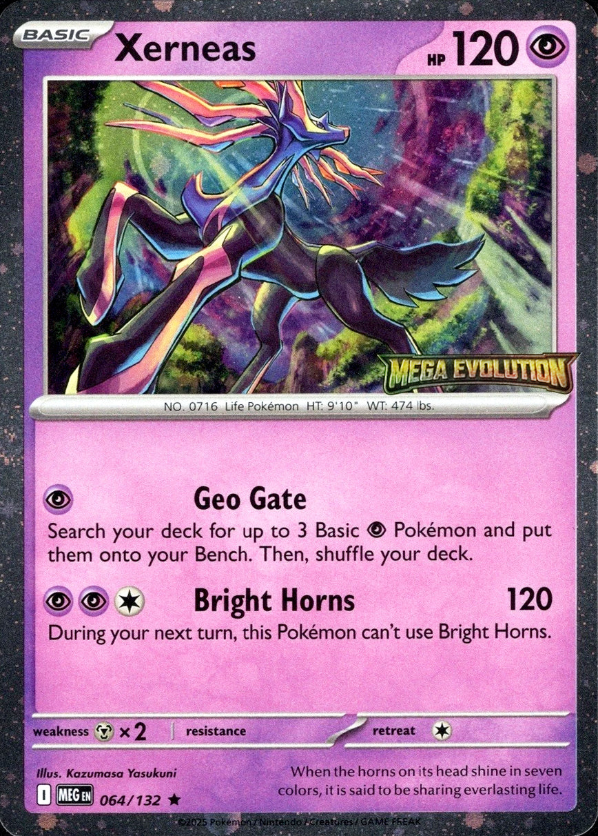 Xerneas (Mega Evolution Stamped)