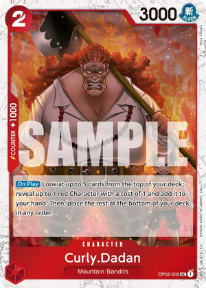 Curly.Dadan (Pirate Foil) [OP02-005] Premium Booster -The Best- Vol. 2