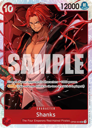 Shanks - OP09-004 (Reprint) [OP09-004] Premium Booster -The Best- Vol. 2