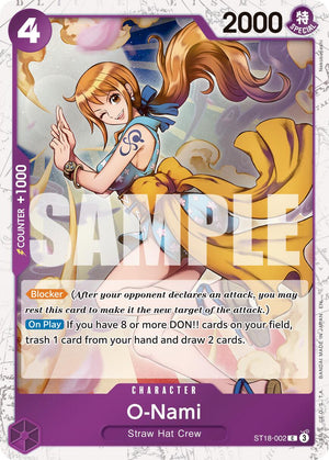 O-Nami (Pirate Foil) [ST18-002] Premium Booster -The Best- Vol. 2