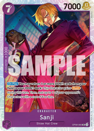 Sanji - OP09-065 (Reprint) [OP09-065] Premium Booster -The Best- Vol. 2