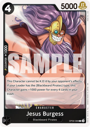 Jesus Burgess (Reprint) [OP09-086] Premium Booster -The Best- Vol. 2