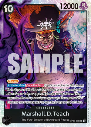 Marshall.D.Teach - OP09-093 (Reprint) [OP09-093] Premium Booster -The Best- Vol. 2