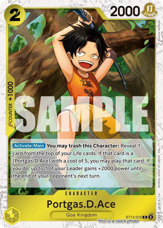 Portgas.D.Ace - ST13-010 (Pirate Foil)