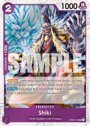 Shiki (Pirate Foil) [OP06-073] Premium Booster -The Best- Vol. 2