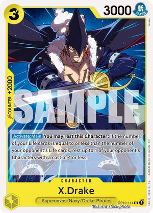 OP10-114 X.Drake (Reprint) Uncommon