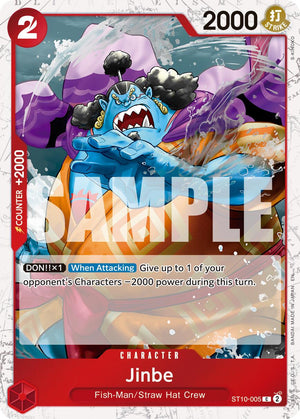Jinbe - ST10-005 (Pirate Foil) [ST10-005] Premium Booster -The Best- Vol. 2