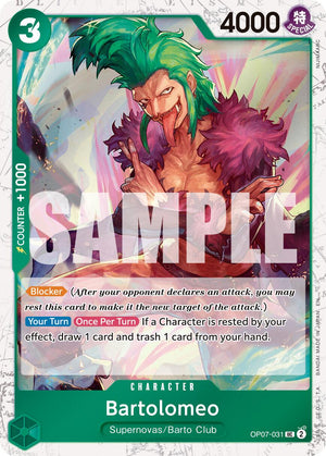 Bartolomeo (Pirate Foil) [OP07-031] Premium Booster -The Best- Vol. 2
