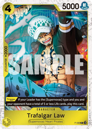 Trafalgar Law - P-088 (Pirate Foil) [P-088] Premium Booster -The Best- Vol. 2
