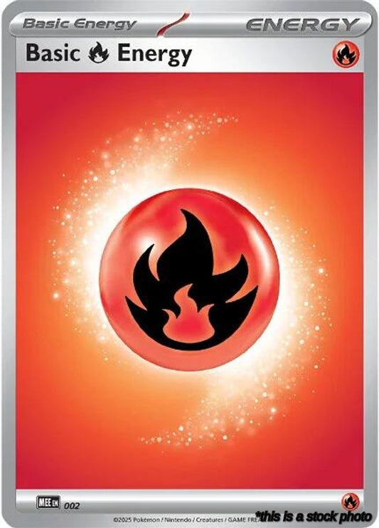 Common Basic Fire Energy - 002 [2 Near Mint ]