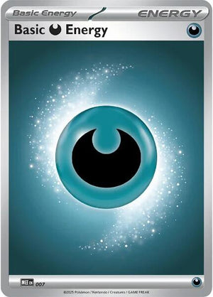 Common Basic Darkness Energy - 007 [7 Near Mint ]