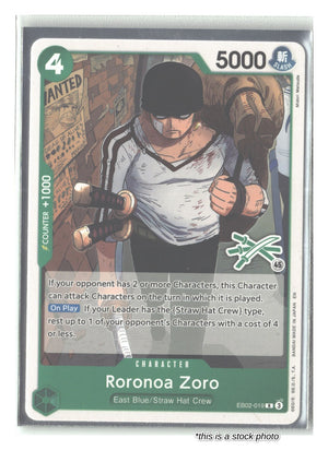 EB02-019 Roronoa Zoro (Zoro Deck) Rare