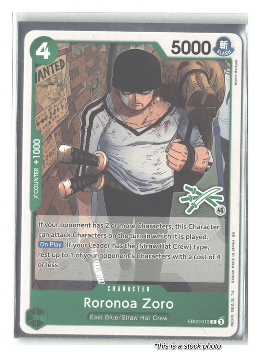 Roronoa Zoro - EB02-019 (Zoro Deck)