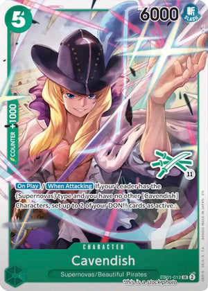 EB01-012 Cavendish (Zoro Deck) Super Rare