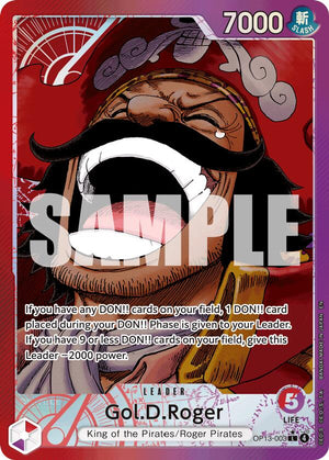 OP13-003 Gol.D.Roger (003) (Alternate Art) Leader