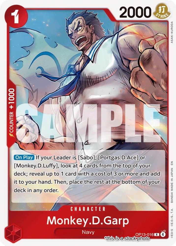 OP13-016 Monkey.D.Garp Rare