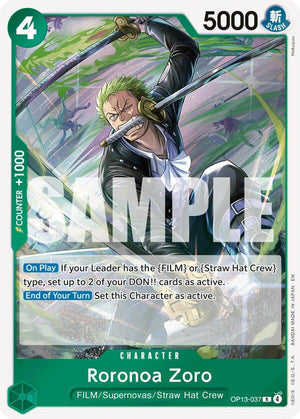 OP13-037 Roronoa Zoro Rare