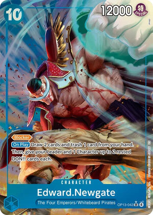 Edward.Newgate (Alternate Art) [OP13-042] Carrying On His Will