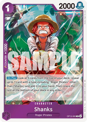 Shanks (065) [OP13-065] Carrying On His Will