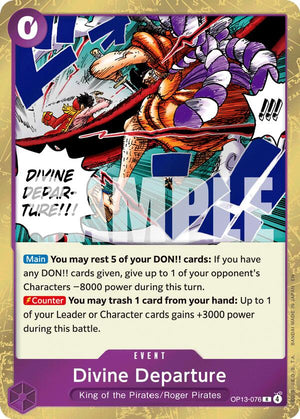 Divine Departure [OP13-076] Carrying On His Will