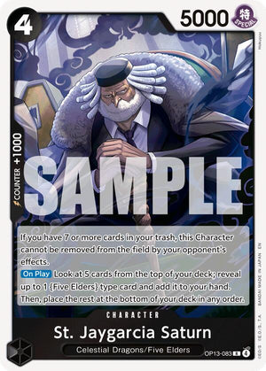 OP13-083 St. Jaygarcia Saturn Rare
