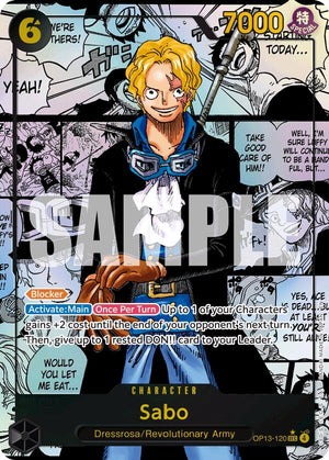 Sabo (120) (Super Alternate Art) [OP13-120] Carrying On His Will