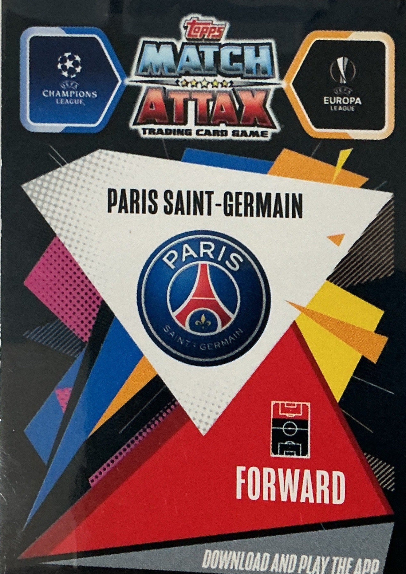 2020-21 Topps Match Attax UEFA #HT5 Kylian Mbappé Hat-Trick Hero