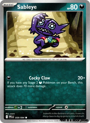 059/094 Sableye Common Normal