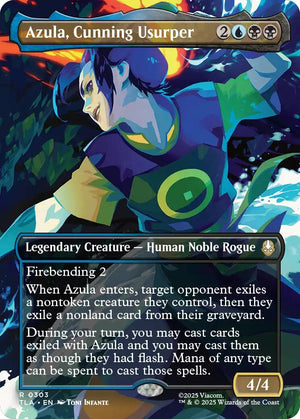 Azula, Cunning Usurper (Borderless) [TLA/303] 2025 Magic: The Gathering