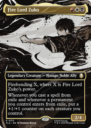 Fire Lord Zuko (Borderless) [TLA - 315]