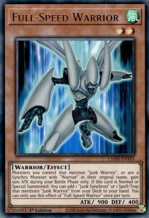 1st Edition Full-Speed Warrior [L5DD-ENY01 Near Mint] Ultra Rare