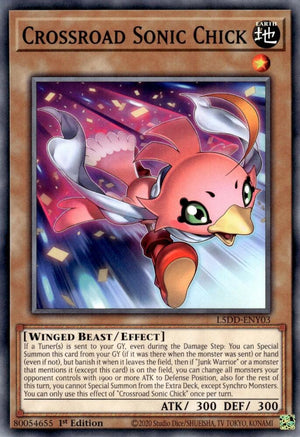 1st Edition Crossroad Sonic Chick [L5DD-ENY03 Near Mint] Common / Short Print