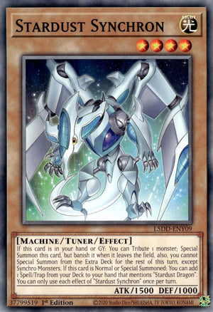 1st Edition Stardust Synchron [L5DD-ENY09 Near Mint] Common / Short Print