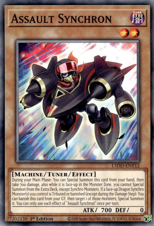 1st Edition Assault Synchron [L5DD-ENY12 Near Mint] Common / Short Print