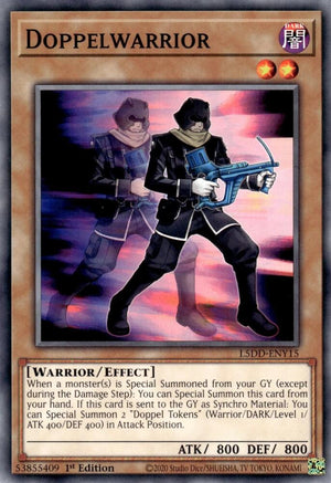 1st Edition Doppelwarrior [L5DD-ENY15 Near Mint] Common / Short Print