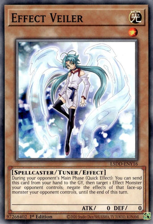 1st Edition Effect Veiler [L5DD-ENY16 Near Mint] Common / Short Print