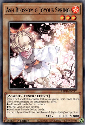 1st Edition Ash Blossom & Joyous Spring (L5DD-ENY17) [L5DD-ENY17 Near Mint] Common / Short Print