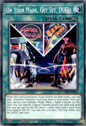 1st Edition On Your Mark, Get Set, DUEL! [L5DD-ENY19 Near Mint] Common / Short Print