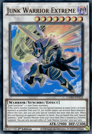 1st Edition Junk Warrior Extreme [L5DD-ENY32 Near Mint] Ultra Rare