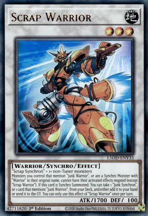 1st Edition Scrap Warrior [L5DD-ENY33 Near Mint] Ultra Rare