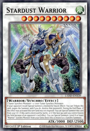 1st Edition Stardust Warrior [L5DD-ENY39 Near Mint] Common / Short Print