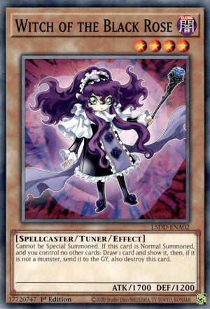 1st Edition Witch of the Black Rose [L5DD-ENA02 Near Mint] Common / Short Print