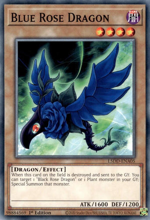 1st Edition Blue Rose Dragon [L5DD-ENA05 Near Mint] Common / Short Print