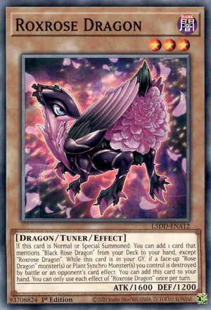 1st Edition Roxrose Dragon [L5DD-ENA12 Near Mint] Common / Short Print