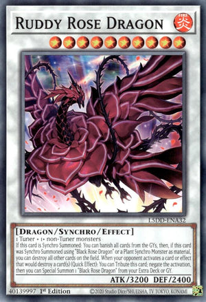 1st Edition Ruddy Rose Dragon [L5DD-ENA32 Near Mint] Common / Short Print