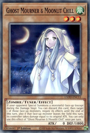 1st Edition Ghost Mourner & Moonlit Chill [L5DD-ENC11 Near Mint] Common / Short Print